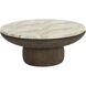 Orula 40 X 17 inch Marble Look / Macchiato Outdoor Coffee Table